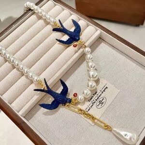 Atelier Swallow Pearl Necklace
